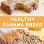 Healthy Banana Bread Long Pin