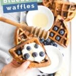 Banana Waffle Pinterest Pin (