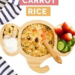 Spiced Carrot Rice Pinterest Pin