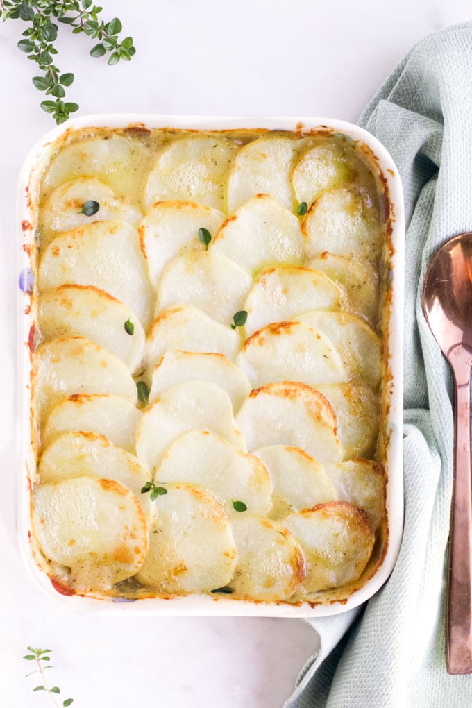 Chicken Potato Bake Just Out of the Oven