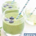 Green Smoothie Pinterest Pin