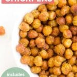 Roasted Chickpeas Pinterest Pin