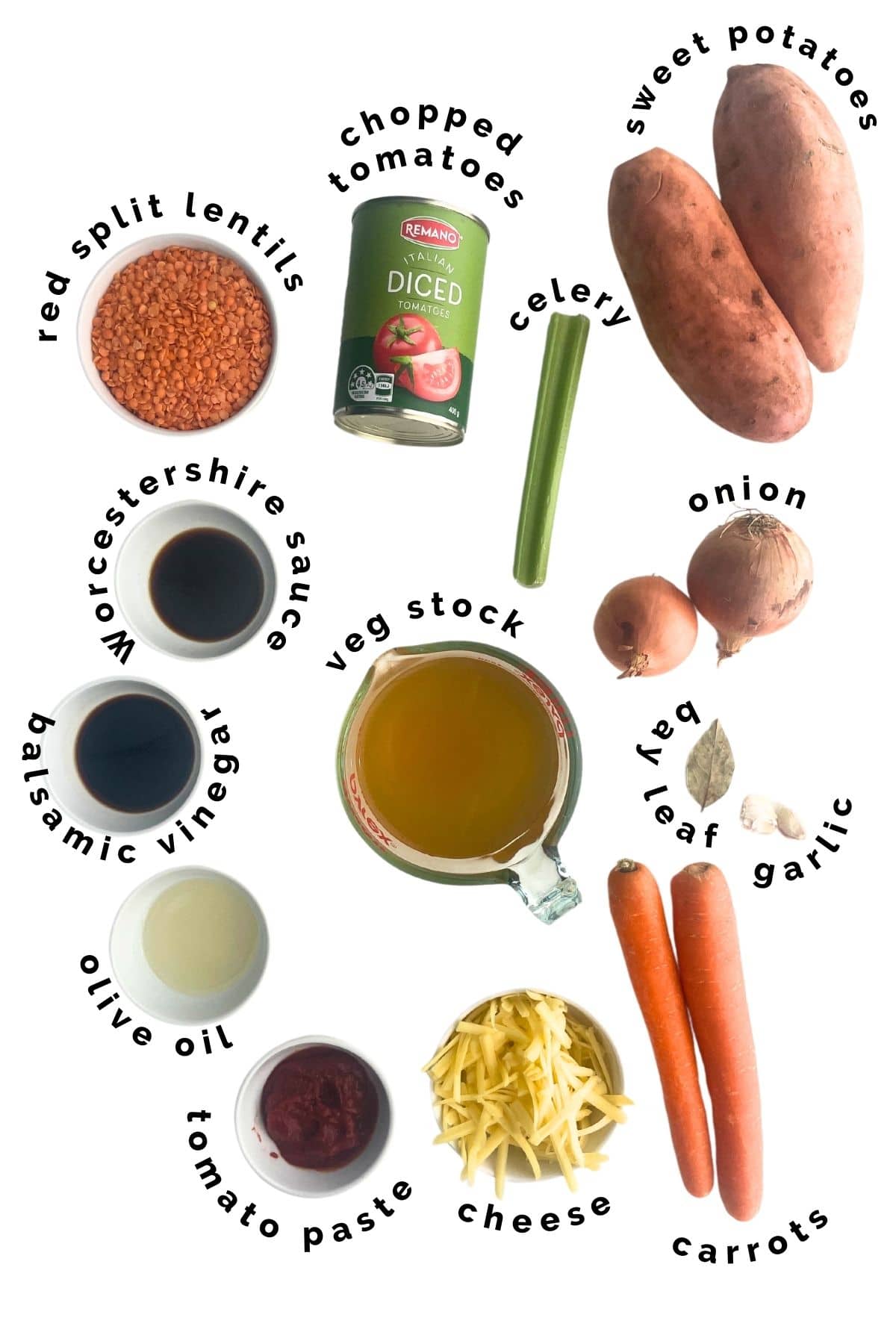 Ingredients Needed to Make Red Lentil Pie