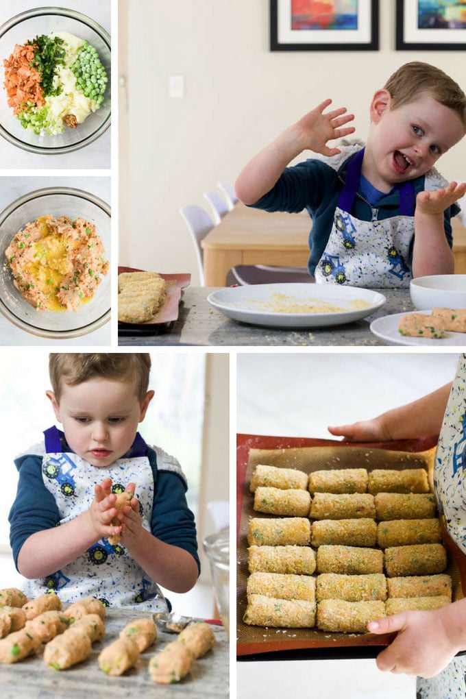 Salmon Croquettes Preparation Steps